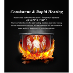 Hot Stone Heater 18L Θερμαντήρας για ηφαιστειακές θεραπευτικές πέτρες Βασάλτη